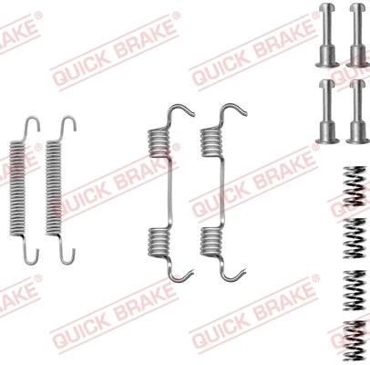 Accessory Kit, parking brake shoes